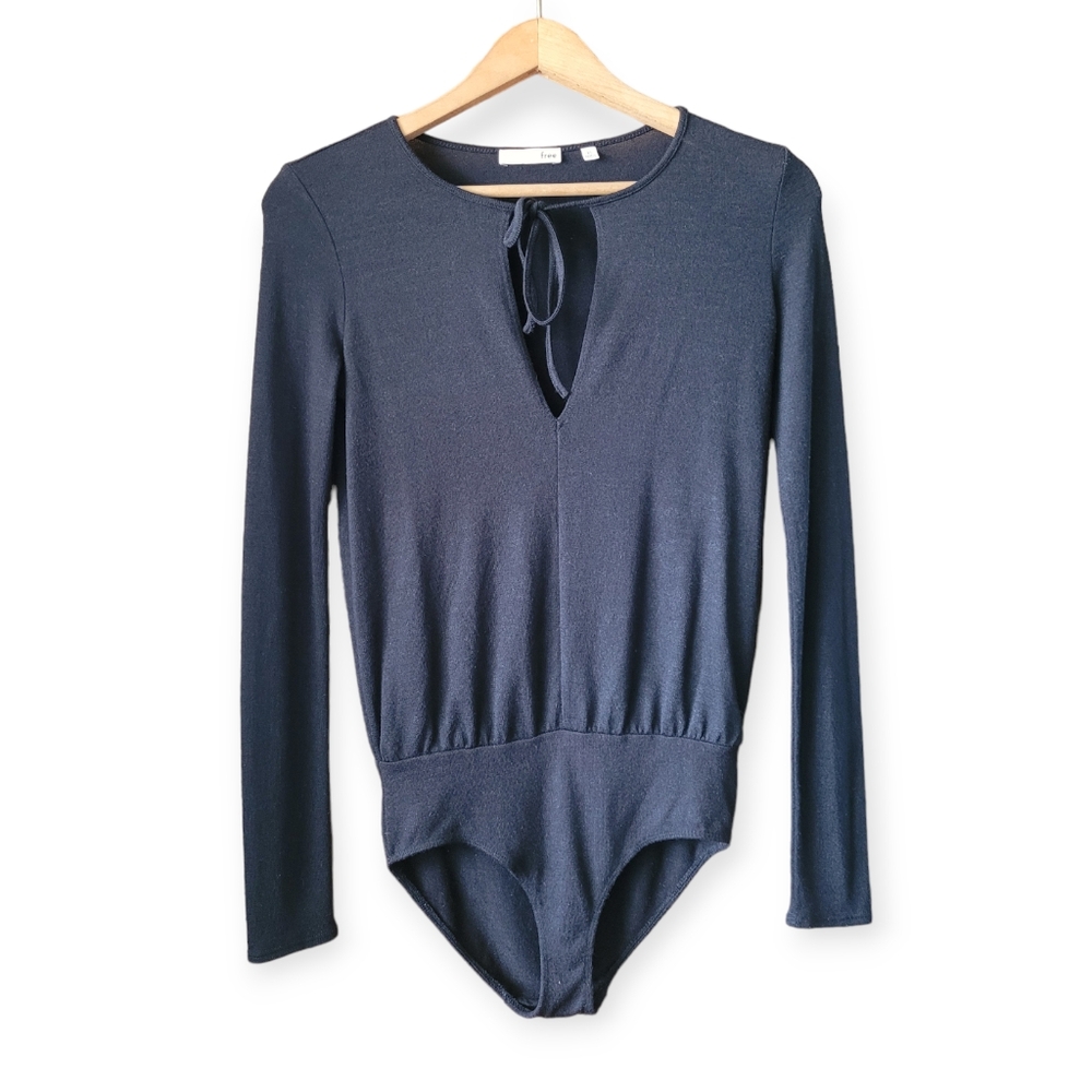 Wilfred Long Sleeved Knit Bodysuit black size XS